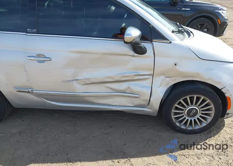 2012 Fiat 500C Lounge z USA, uszkodzony, nr VIN 3C3CFFER4CT260659